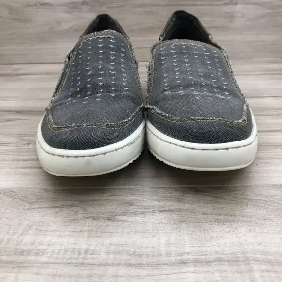Roan by Bed Stu Shoes Mens 10 Kayson Denim Suede Slip On Loafer Casual