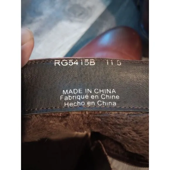 Robert Graham Men's size 11.5 Brown Leather Boots