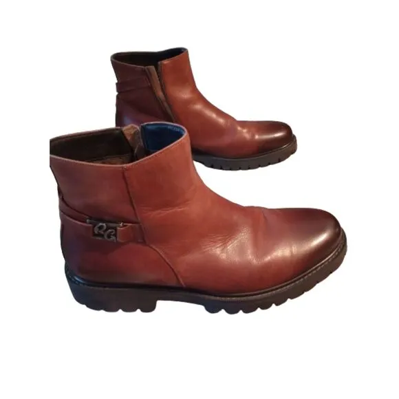 Robert Graham Men's size 11.5 Brown Leather Boots