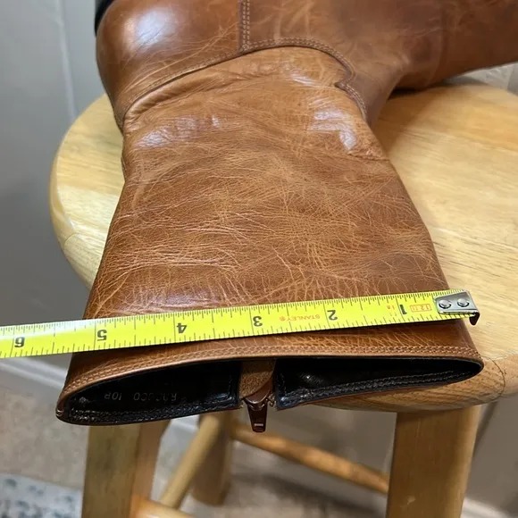 Rockin Vintage Boots Leather Pointy Toe Above ankle Booties Steve Madden Size 10