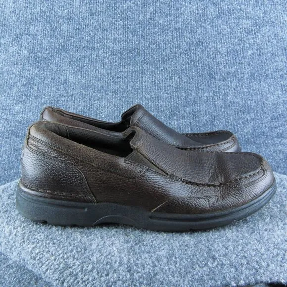 Rockport Eureka Plus Men Loafer Shoes Size 11.5‎ Medium Brown Slip On