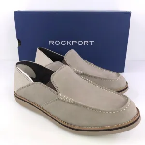 ROCKPORT Men's Tucker Venetian Slip On Loafers Shoes Stone  $115 New