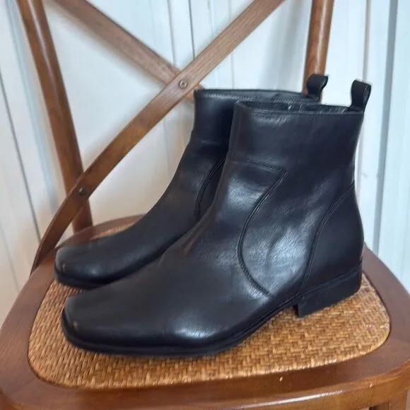 Rockport Toloni EUC black leather boot size 11.5
