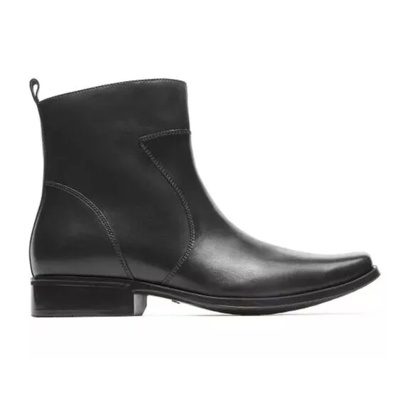 Rockport Toloni EUC black leather boot size 11.5