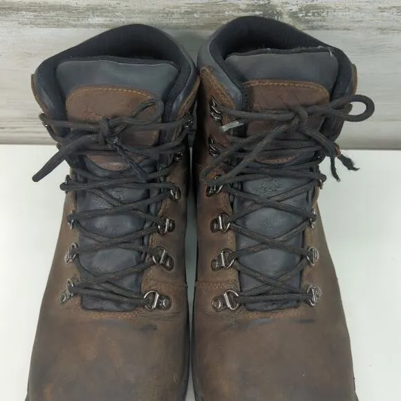 Rocky Mens 6&quot; WP Hiker Hiking Trail Boots Brown Leather Composite Toe Mens 11.5