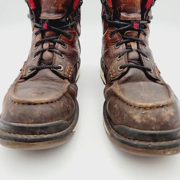 Rocky Mens Rams Horn Work Safety Boots Brown Composite Toe Waterproof 12 W