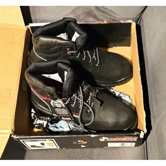 Rocky Rams Horn Waterproof Composite Toe Internal Met Guard Work Boot Size 12(W)