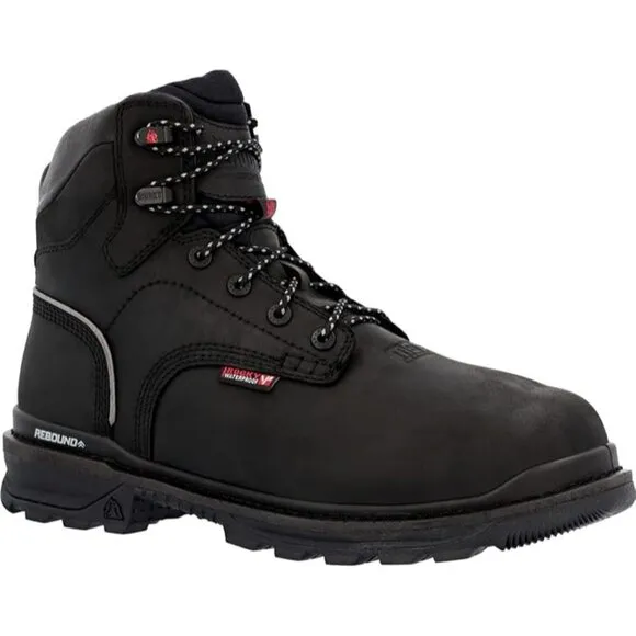 Rocky Rams Horn Waterproof Composite Toe Internal Met Guard Work Boot Size 12(W)