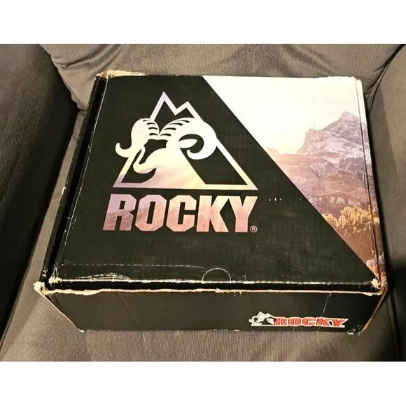 Rocky Rams Horn Waterproof Composite Toe Internal Met Guard Work Boot Size 12(W)