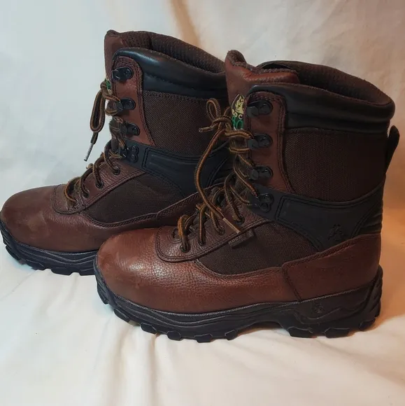 Rocky Sport Utility Max 9D 8&quot; 600G Thinsulate Leather Boots FQ0006486 EUC