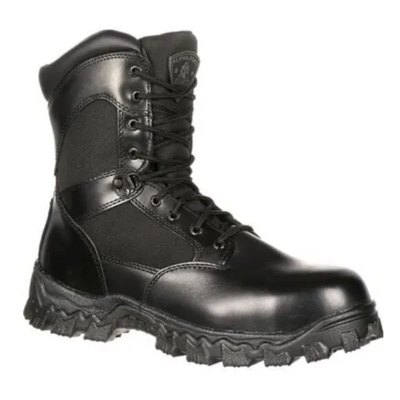 Rocky AlphaForce Zipper Composite Toe Public Boots(Size 7.5M)