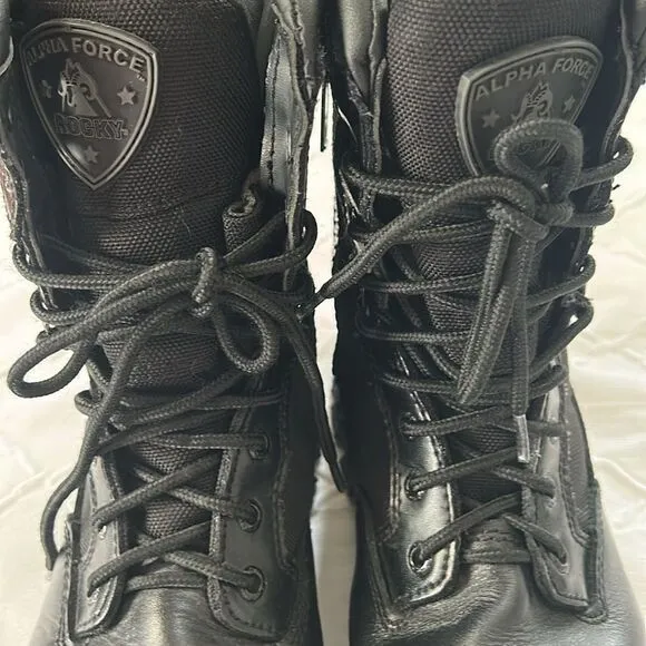 Rocky AlphaForce Zipper Composite Toe Public Boots(Size 7.5M)