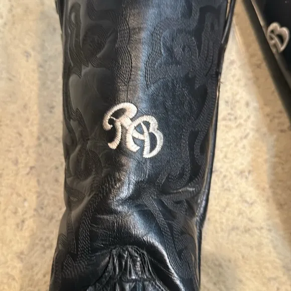 Rogers Leather Cowboy boots. Size 9.5.  Croc/alligator/ostrich-see pictures.