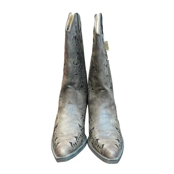 Roper Women's Alisa Metallic Inlay Boot - Pointed Toe - 09-021-1556-1020 BR