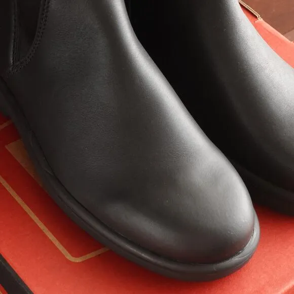Rossi Boots WMS SZ AU 7 US 8 Black Endura Leather Chelsea Ankle Work Utility NIB