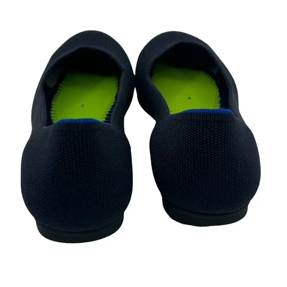 Rothy’s Blue Round Toe Slip On Flats Size 7 Women’s