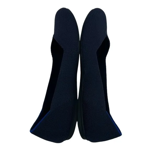 Rothy’s Blue Round Toe Slip On Flats Size 7 Women’s