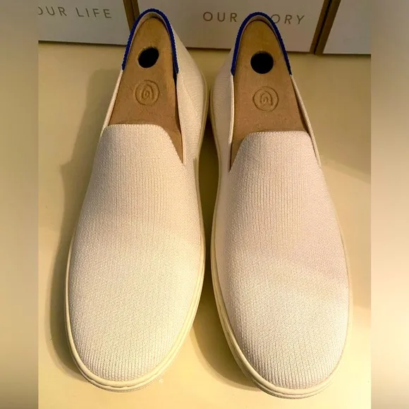 Rothy's Cream Slip-On Shoes || Size 8 || NWOT