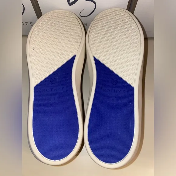 Rothy's Cream Slip-On Shoes || Size 8 || NWOT