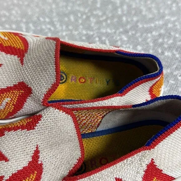 ROTHYS Flame Slip On Kids Sneakers Shoes 13