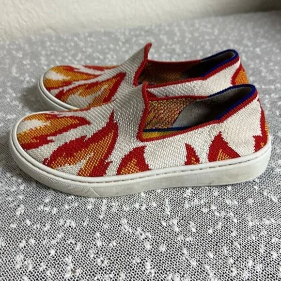 ROTHYS Flame Slip On Kids Sneakers Shoes 13