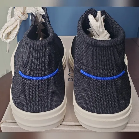 ROTHY'S HIGH TOP SNEAKERS IN BLACK