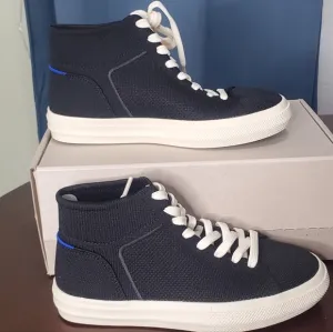 ROTHY'S HIGH TOP SNEAKERS IN BLACK
