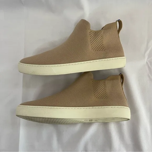 👟✈️Rothy's High Top Sneakers Sizes women’s 12 tan