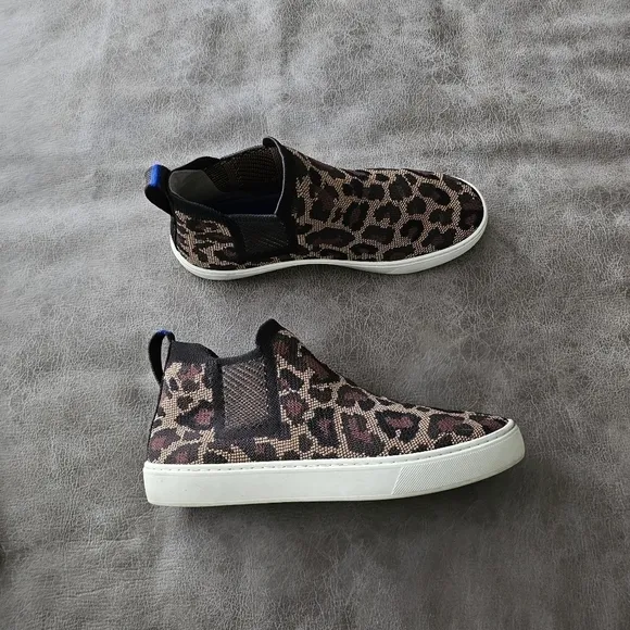 Rothys Limited Edition Wildcat Print Chelsea Booties