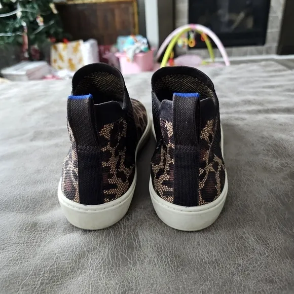 Rothys Limited Edition Wildcat Print Chelsea Booties
