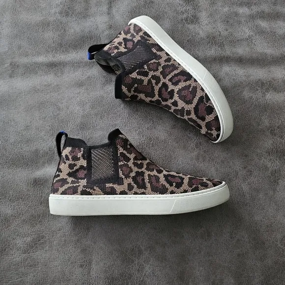Rothys Limited Edition Wildcat Print Chelsea Booties