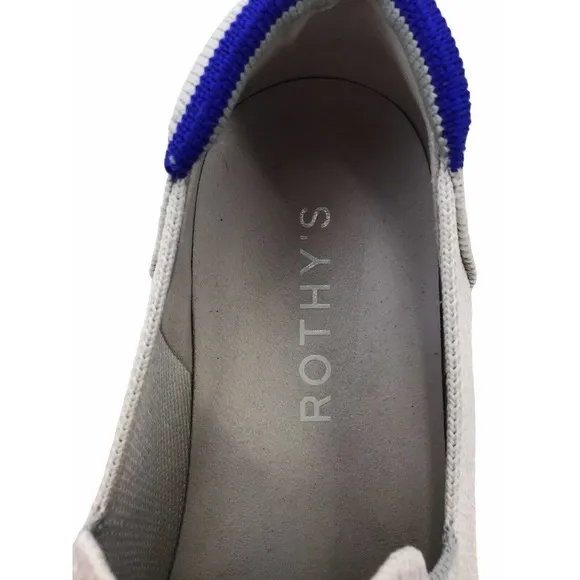 Rothy’s Slip On Sneaker Shoes Size Women-9.5 Men-8 Ash Light Gray Unisex
