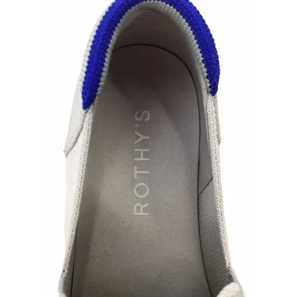 Rothy’s Slip On Sneaker Shoes Size Women-9.5 Men-8 Ash Light Gray Unisex