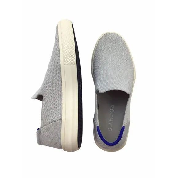 Rothy’s Slip On Sneaker Shoes Size Women-9.5 Men-8 Ash Light Gray Unisex