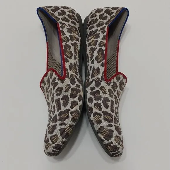 Rothy's The Loafer In Mocha Spot Leopard