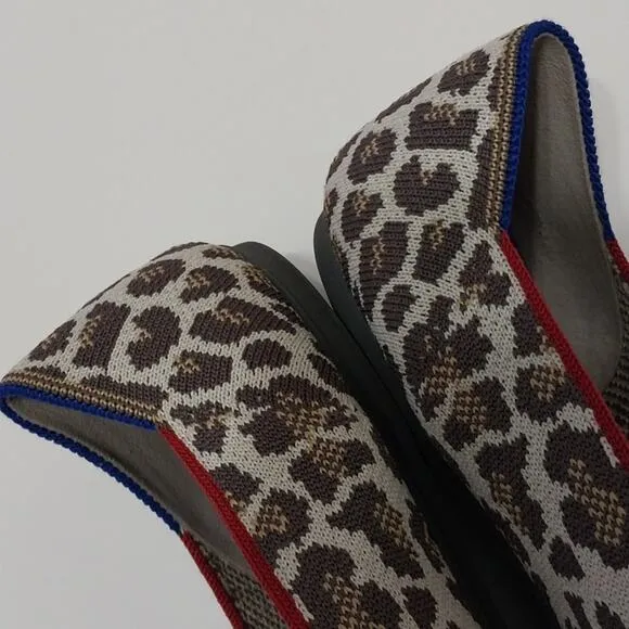 Rothy's The Loafer In Mocha Spot Leopard