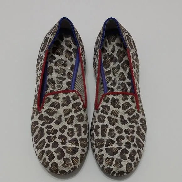 Rothy's The Loafer In Mocha Spot Leopard