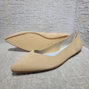 Rothy's The Merino Collection Camel Pointed Flat Slip on Shoes Womens Size 11 US