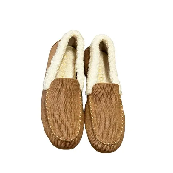 Rothy's The Scuff Slipper Merino Wool Slip On Birch Tan Size 9 NWOB