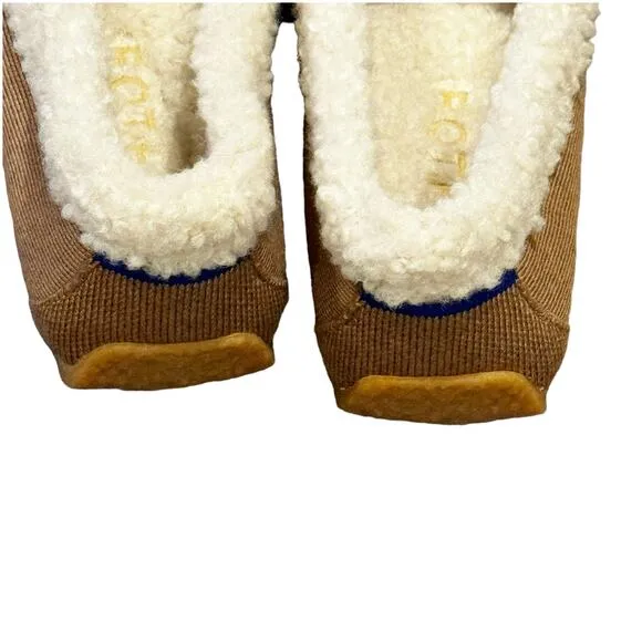 Rothy's The Scuff Slipper Merino Wool Slip On Birch Tan Size 9 NWOB