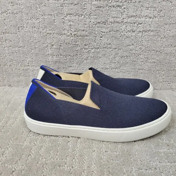 Rothy's The Sneaker Womens Size 6 Deep Navy Slip On Shoes Comfort Shoe