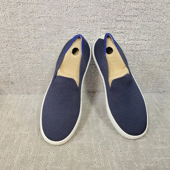 Rothy's The Sneaker Womens Size 6 Deep Navy Slip On Shoes Comfort Shoe