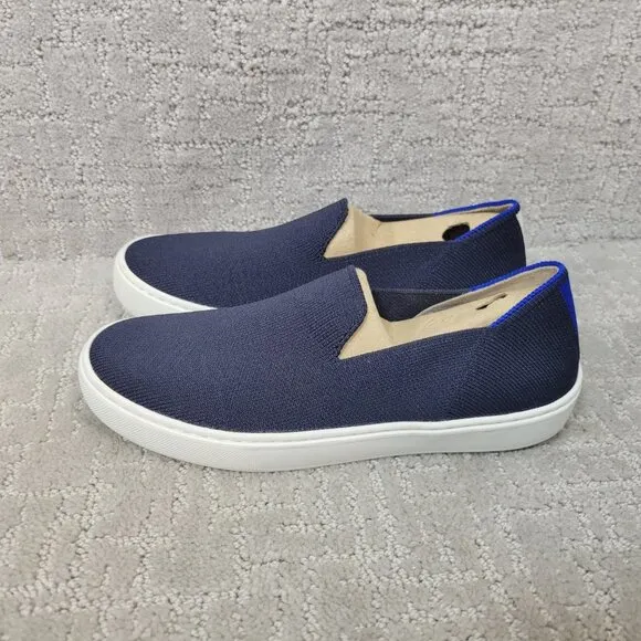 Rothy's The Sneaker Womens Size 6 Deep Navy Slip On Shoes Comfort Shoe