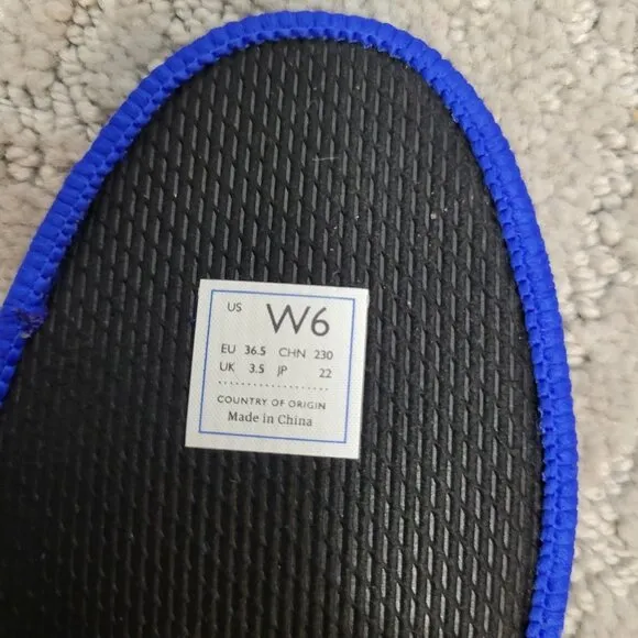 Rothy's The Sneaker Womens Size 6 Deep Navy Slip On Shoes Comfort Shoe