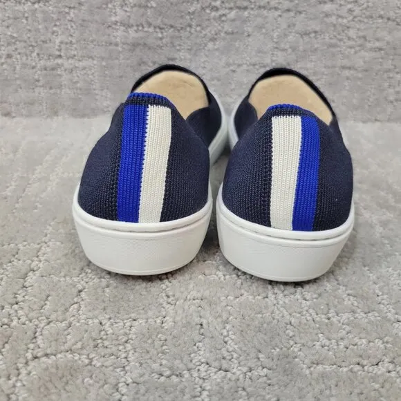 Rothy's The Sneaker Womens Size 6 Deep Navy Slip On Shoes Comfort Shoe