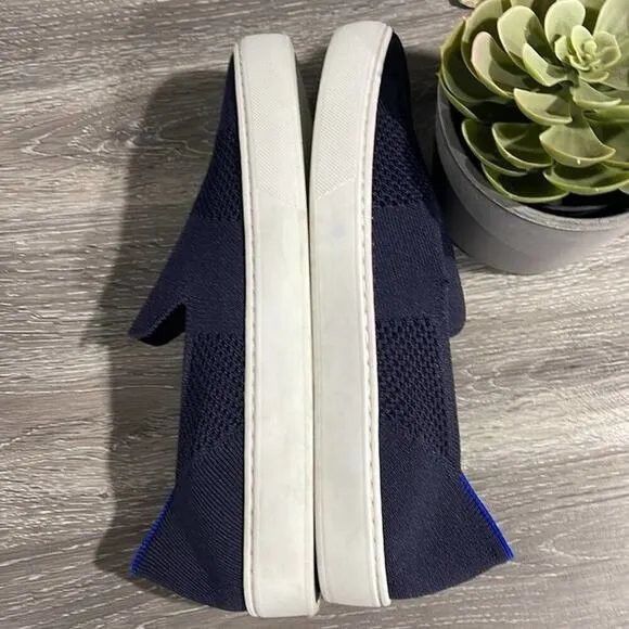 Rothy’s the snickers maritime stitch size 9 woman’s slides on shoes