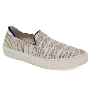 Rothy's Women's Size 9.5 Retired Martime Gray Tiger Print Loafer, Sporty Sneaker