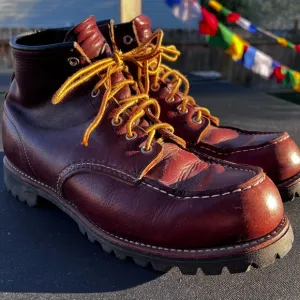 Roughneck Red Wing Shoes Brown Moc Toe