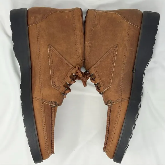 ROUNDTREE &amp; YORKE brown leather shoe / ankle boot men’s size 9