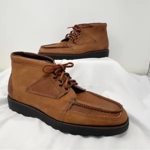 ROUNDTREE &amp; YORKE brown leather shoe / ankle boot men’s size 9